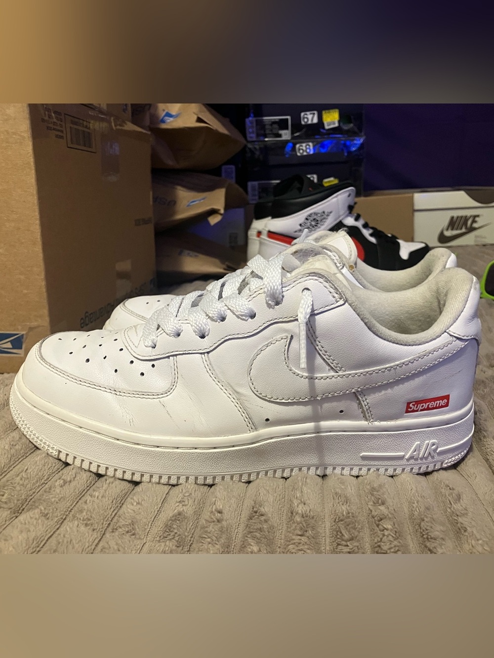 Nike Af1 low supreme sz 5.5